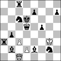 7e6 c4 3.3d7 1h6# b) )d5 %e5 (3+12) Podwójny Grimshaw z zamianą funkcji % i )w lekkiej pozycji i z całkowicie analogiczną grą. Dwa maty wzorowe. a) 1.