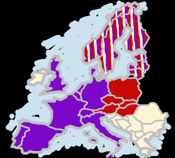 Market Coupling na mapie Europy