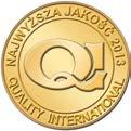 International 2013. Wszystkie elementy Systemu KAN therm otrzymały najwyższą nagrodę Złote Godło w kategorii QI Product.