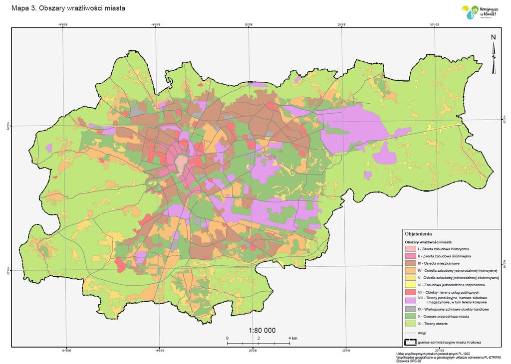 Karta informacyjna miasta Mapa 1. Położenie fizycznogeograficzne miasta Mapa 2.