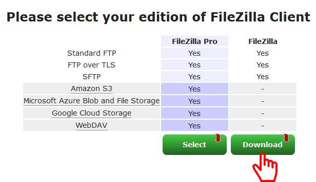[17/31] W kolejny kroku wybieramy czy chcemy zainstalować zwykłą wersję FileZilla Client czy wersję Pro. Ja wybrałem wersję standardową ponieważ jest bezpłatna a jej funkcjonalność mi wystarcza.
