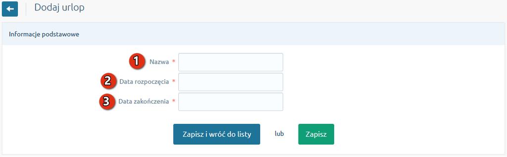 Urlopy Aplikacja przy odliczaniu czasu uwzilędnia dni ustawowo (Polska) wolne od pracy oraz weekendy (w zależności od konfiuracji). Umożliwia także ustawiania własnych dni nie roboczych urlopy.