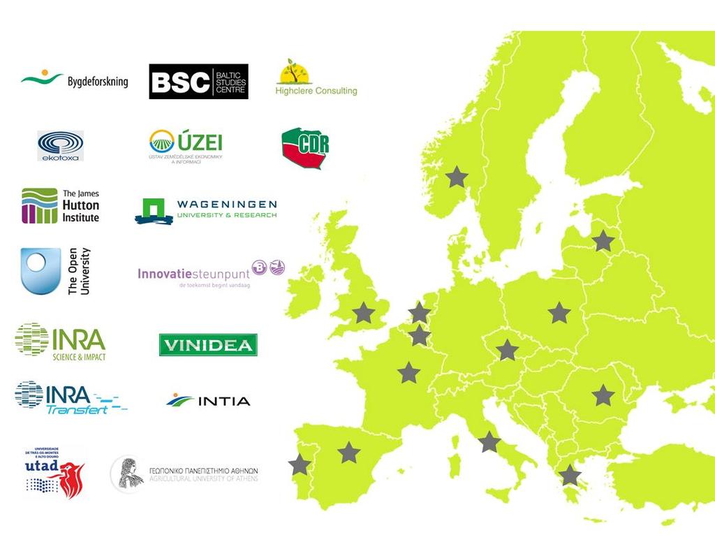 AgriLink Współpraca w zakresie szerzenia wiedzy rolniczej - rolnicy, doradcy rolniczy, naukowcy na rzecz innowacji Czas trwania projektu: czerwiec 2017 czerwiec 2021 Partnerzy projektu: 16 partnerów