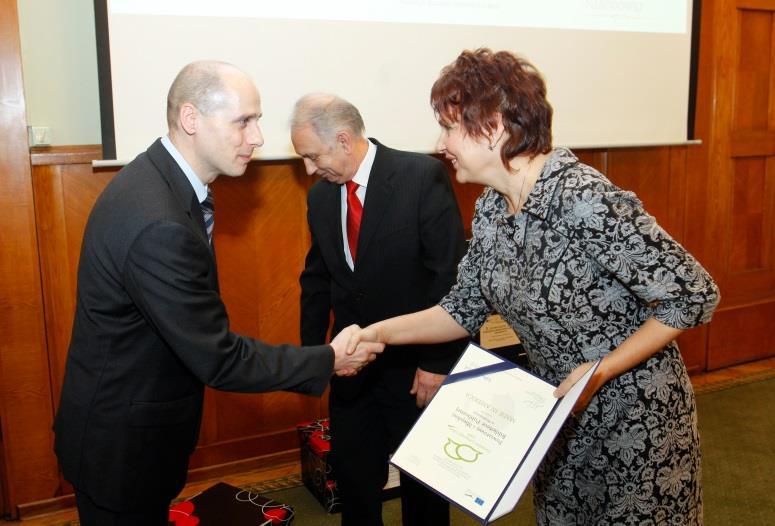 Ceremonia rozdania certyfikatów