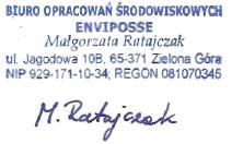 Program Funkcjonalno-Użytkowy Kontrakt nr: Przebudowa i rozbudowa oczyszczalni ścieków w miejscowości Święty Wojciech zlokalizowanej na działkach nr ewid.