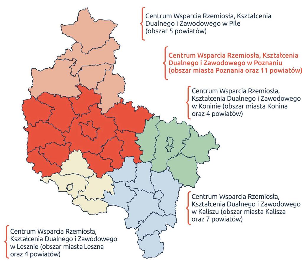 Kim jesteśmy i co chcemy osiągnąć Centrum Wsparcia Rzemiosła, Kształcenia Dualnego i Zawodowego w Poznaniu jest jedną z pięciu nowo powstałych jednostek organizacyjnych powołanych przez Samorząd