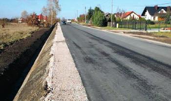 to: Rozbudowa ciągu dróg powiatowych nr 0575T i 0575T w m. Majków, Budowa chodnika ul. 1-go Maja (od ul.