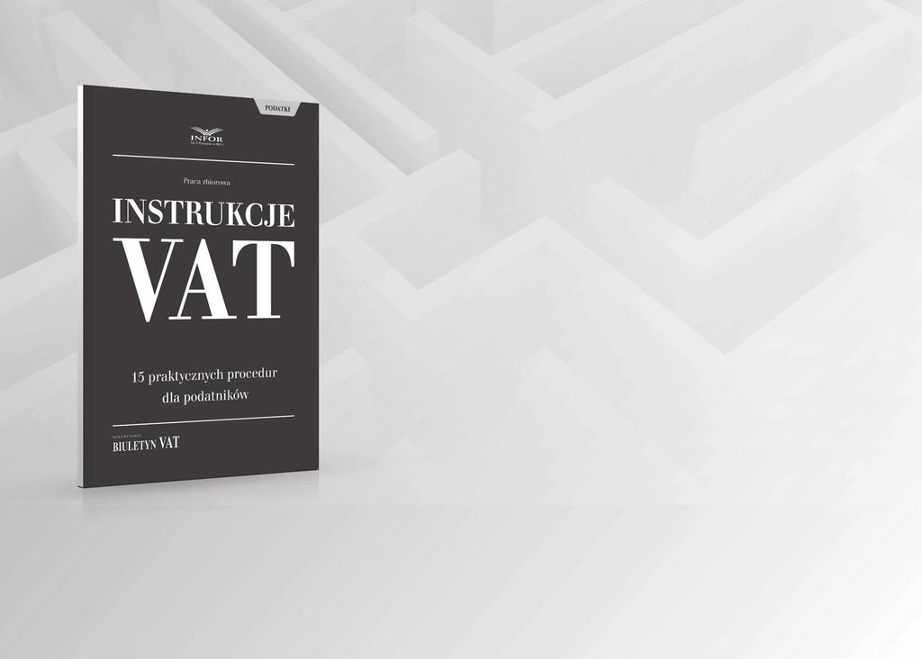 praktycznych instrukcji dla podatników Vat Z książki dowiemy się krok po kroku: Jak rozpocząć działalność i jakie obowiązki z tym związane ma podatnik VAT Jak rozpocząć ewidencjonowanie na kasie