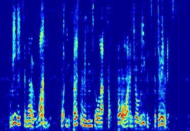 f(hz) 4000 3000 2000 1000 0 Spektrogram výstupního signálu ˆX(f, t) (db) 0-5 -10-15 -20-25 -30-35 -40-45 1 2 3 4 5-50 t(s) Obr. 6.