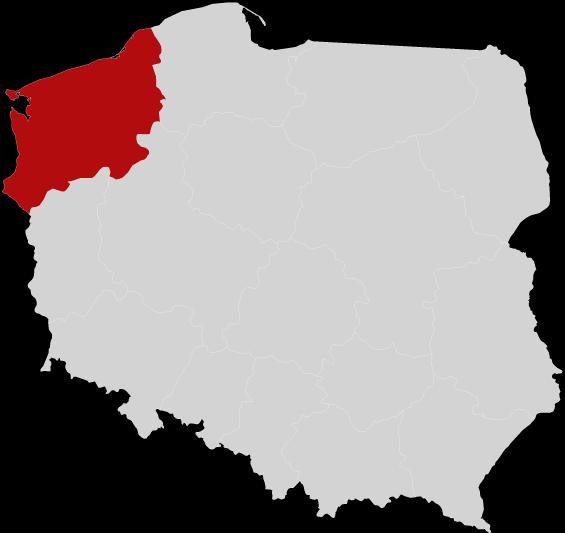 Województwo zachodniopomorskie położone jest w północno-zachodniej Polsce i graniczy od północy z Morzem Bałtyckim, od zachodu z Niemcami, a po stronie polskiej