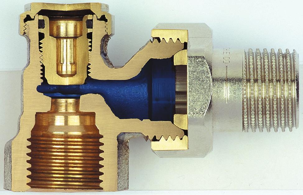 Opis techniczny Grzejnikowy zawór odcinający z nastawą wstępną. Obsługa za pomocą klucza imbusowego 5 mm.