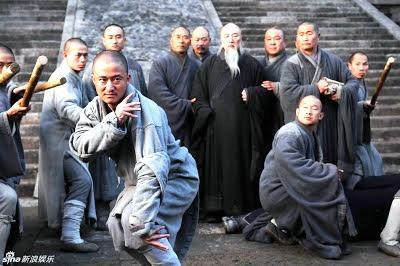Zdjęcia scen filmu Shaolin, w
