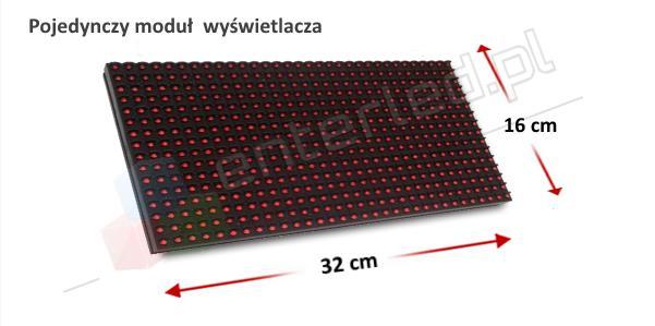 Modułowa budowa wyświetlacza Podczas zamawiania urządzenia istnieje możliwość dość swobodnego komponowania wielkości wyświetlacza.