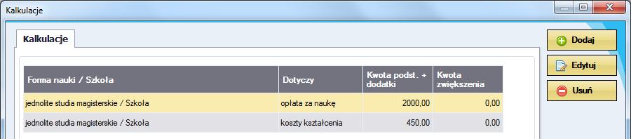 W module tym można wprowadzać wszystkie pozycje dotyczące przedmiotu dofinansowania (np.