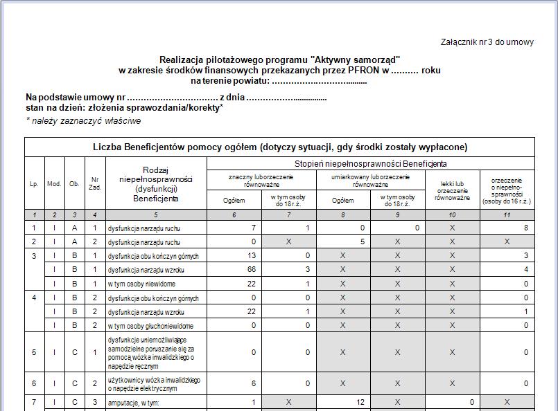 32 Przykładowe sprawozdanie 10.2. Pozostałe raporty