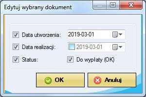 42 W module dostępne są opcje: [Wczytaj dokumenty na listę] otwiera moduł dodawania dokumentów (opis w punkcie 12.2.1)