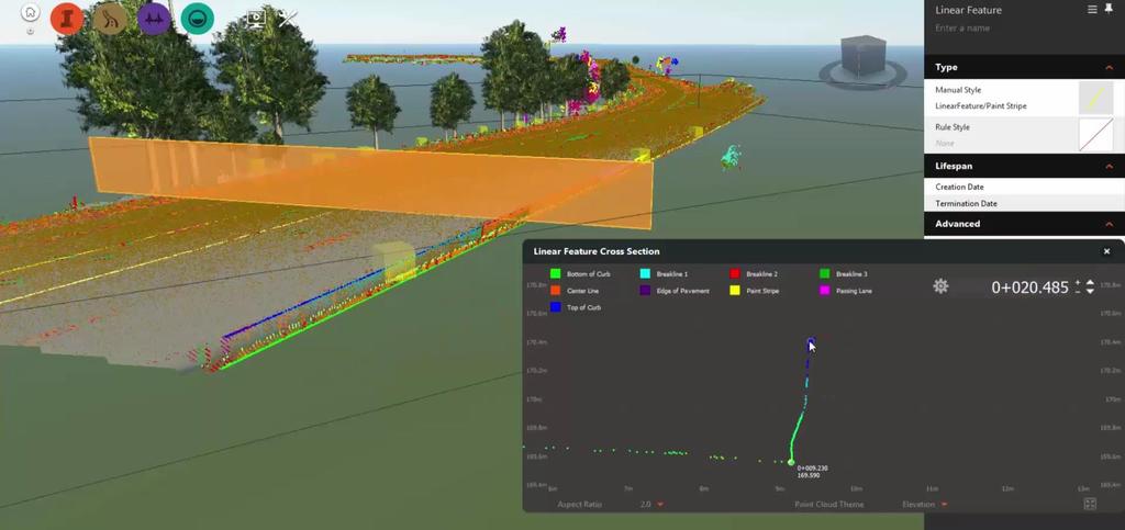 Przetwarzanie chmury punktów InfraWorks Widoki