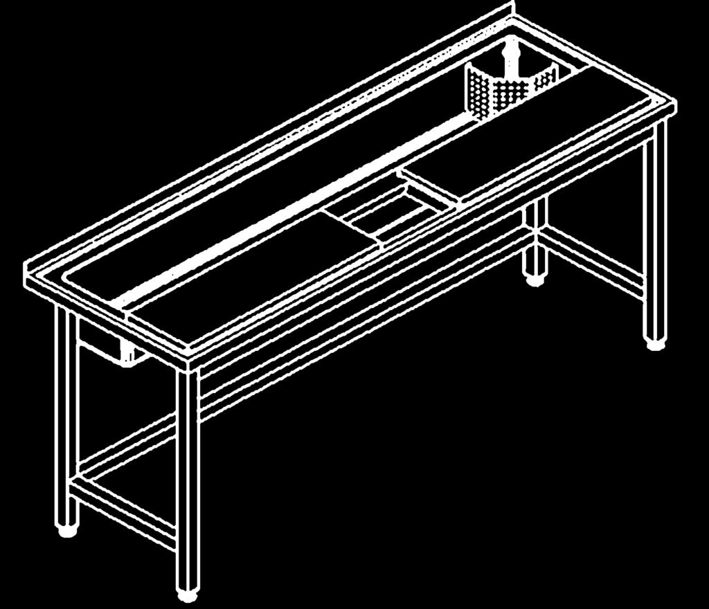 900 E5640-106 2591 STOŁY DO OBRÓBKI PRODUKTÓW