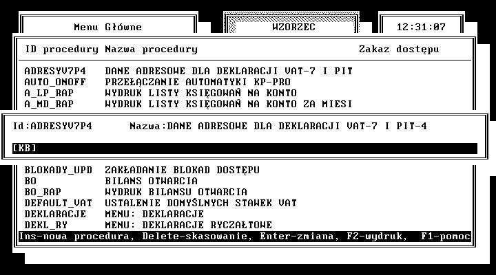Str. 36 Program KSIĘGA PODATKOWA (KP) większość drukarek tego typu nie posiada polskich liter dlatego należy w konfiguracji programu uaktywnić parametry: Litery: Emulacja i Ramki: szybkie.