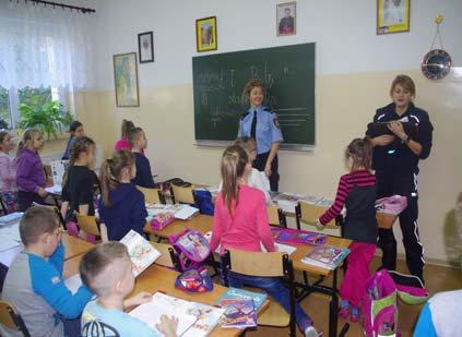 Celem głównym akcji było przypomnienie dzieciom o prawidłowych zasad bezpieczeństwa o których należy pamiętać, aby po zimowych feriach zostały tylko miłe wspomnienia. W zajęciach uczestniczyło 1.
