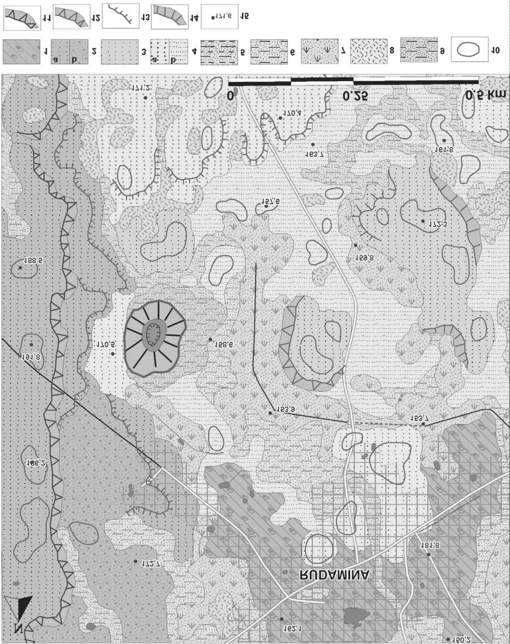 Geomorfologiczno-sedymentologiczne skutki zasiedlenia Pojezierza Litewskiego... Ryc. 3.