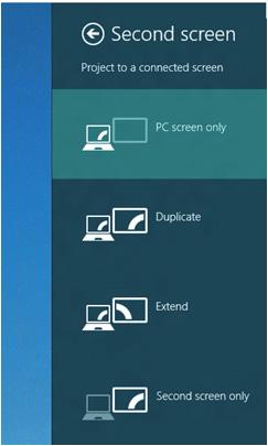 Dla Windows 8/Windows 8.1 Podłącz zewnętrzny monitor(y) do laptopa lub komputera stacjonarnego za pomocą kabla wideo (VGA, DVI, DP, HDMI itp.