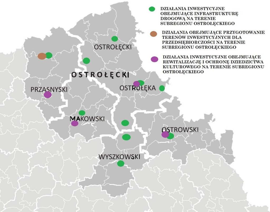 Odnowiona infrastruktura w zakresie funkcji kulturalnych służyć będzie rozszerzeniu i podniesieniu jakości dotychczasowej oferty kulturalnej.