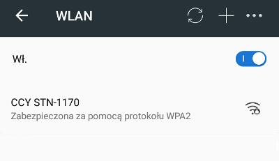 - KROK 3 Wyszukaj dostępnych sieci WiFi w menu urządzenia mobilnego. Okno wyszukiwania będzie wyglądało bardzo podobnie lub tak samo jak po prawej stronie ekranu.