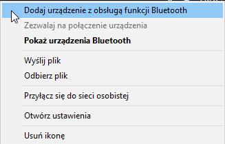 PORADA Jeżeli nie posiadasz w komputerze modułu BLUETOOTH żaden problem. Moduł podłączany do USB można nabyć za ok 20zł w każdym markecie posiadającym w ofercie elektronikę.