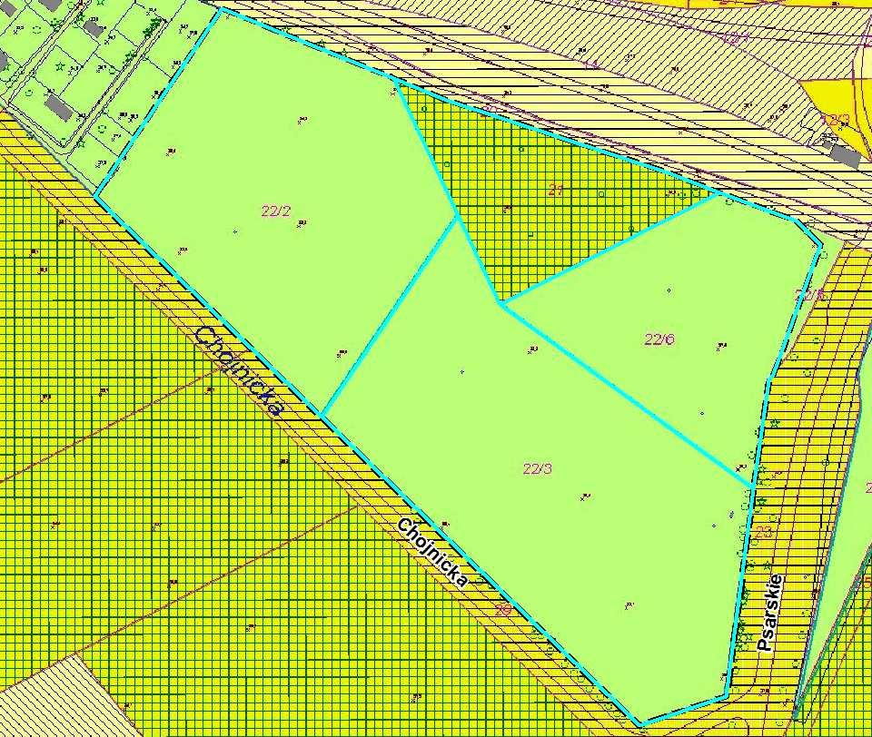 Sytuacja własnościowa pow. ok 6 000m 2 pow. ok. 15 700m 2 pow.