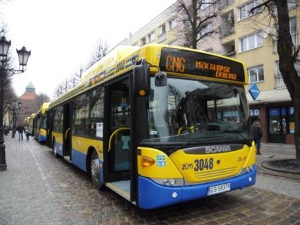 Fot. Autobus CNG w Słupsku Prognozowane skutki i rekomendacje Prognozowane skutki - Ograniczenie ilości eksploatowanych pojazdów CNG - Zaprzestanie zakupów kolejnych pojazdów CNG - Zwiększenie emisji