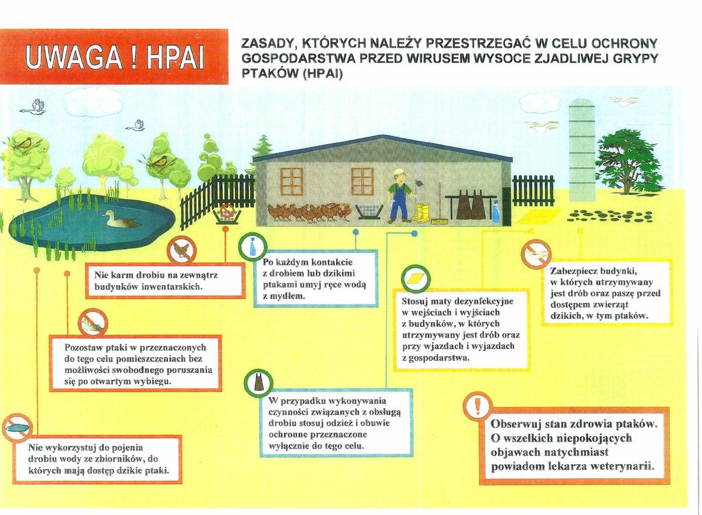 ZASADY, KTÓRYCH NALEZY PRZESTRZEGAĆ W CELU OCHRONY GOSPODARSTWA PRZED WIRUSEM WYSOCE ZJADLIWEJ GRYPY PTAKÓW (HPA~) =». ;-;:-,:;;:: --- ~ --:.~;.?' ~ _....,..":~~.= ~.