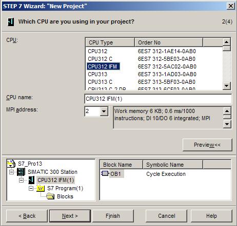 Rysunek 6: Tworzenie nowego projektu: a).