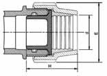 Przejścia adaptacyjne Korek 071209 średnica d E H UB /szt./ UC /szt.