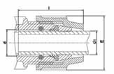 3/4 11 LB 82 95 10 400 420 50 x 1 16 LB 96 104 5 250 680 Przejście