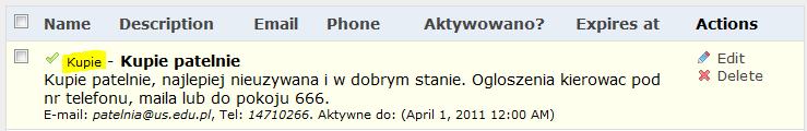 Numer kategorii dobrze byłoby zastąpić jej nazwą. W tym celu należy wprowadzić tzw. wirtualną kolumnę (nie znajdującą się w modelu).