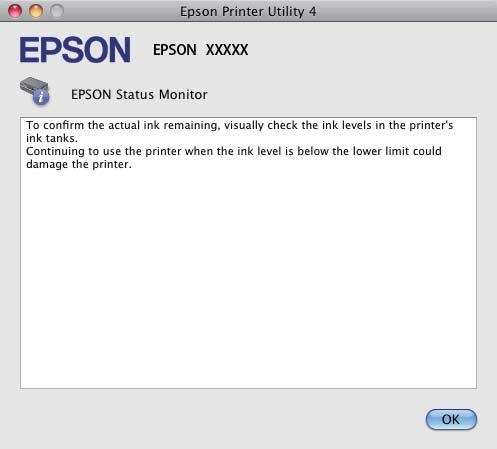 Rozwiązywanie problemów z drukowaniem/kopiowaniem B Kliknij ikonę EPSON Status Monitor. Wyświetlone zostanie okno dialogowe EPSON Status Monitor. Zacięcia papieru!