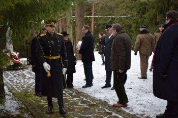 Uroczystości na cmentarzu wojskowym