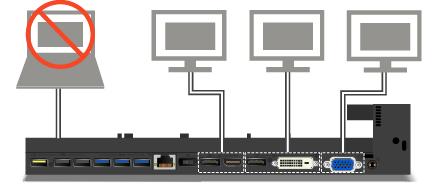 - Gdy wyświetlacz komputera jest wyłączony: - Gdy wyświetlacz komputera jest włączony: ThinkPad WiGig Dock Technologia Wireless Gigabit (WiGig)