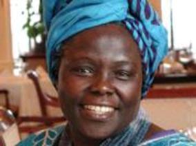 Wangari Maathai 1940-2011 kenijska działaczka, aktywistka ekologiczna i polityczna, założycielka partii zielonych w Kenii; pierwsza kobieta z Afryki Wschodniej i Środkowej, która zdobyła doktorat na