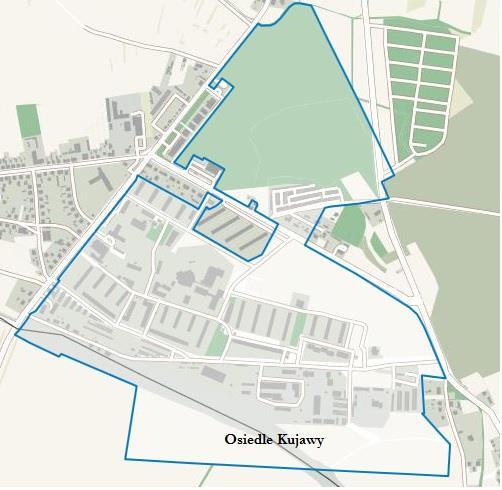 5. Szczegółowa diagnoza obszaru rewitalizacji 5.1. Podobszar 1: Barcin Osiedle Kujawy Osiedle Kujawy to jedna z trzech jednostek w mieście wyznaczonych na potrzeby rewitalizacji.