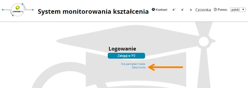 Założenie konta w SMK. W celu dokonywania czynności w SMK konieczne będzie założenie konta w tym systemie. Należy wejść na stronę https://smk.ezdrowie.gov.