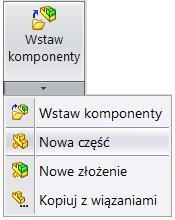 Rysunek 11.4. Polecenie Nowa część Rysunek 11.5.