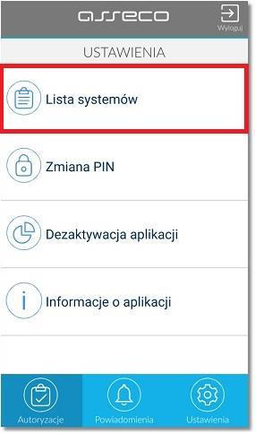 2.2. ZMIANA SYSTEMU BANKOWOŚCI INTERNETOWEJ W APLIKACJI ASSECO MAA W przypadku, gdy Klient posiada sparowaną