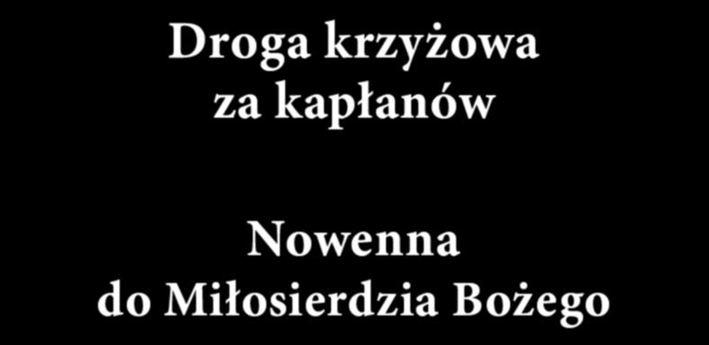 za kapłanów Nowenna