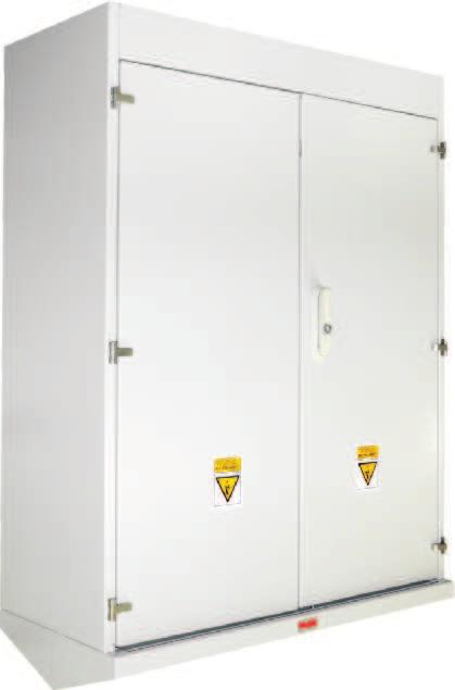 Szafy aluminiowe wolnostojące SUA Zastosowanie Uniwersalne szafy aluminiowe do montażu na zewnątrz na fundamentach betonowych lub stalowych cynkowanych, umożliwiają zabudowę aparatury sterowniczej,