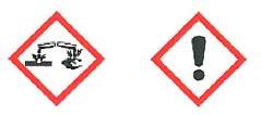 2.2. Elementy oznakowania Piktogramy określające rodzaj zagrożenia i hasło ostrzegawcze Niebezpieczeństwo Nazwy niebezpiecznych składników umieszczonych na etykiecie Zawiera: Cement portlandzki i