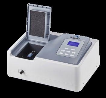 Spektrofotometry SP-UV1000 Spektrofotometry SP-UV1100 Możliwość sterowania z komputera Duża komora na próbki Duży wyświetlacz LCD Zakres fal 200-1000 nm Spektrofotometr SP-UV1000 jest przyjazny w