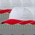 kolorystyce biało-czerwonej z godłem po lewej stronie na wysokości klatki piersiowej.