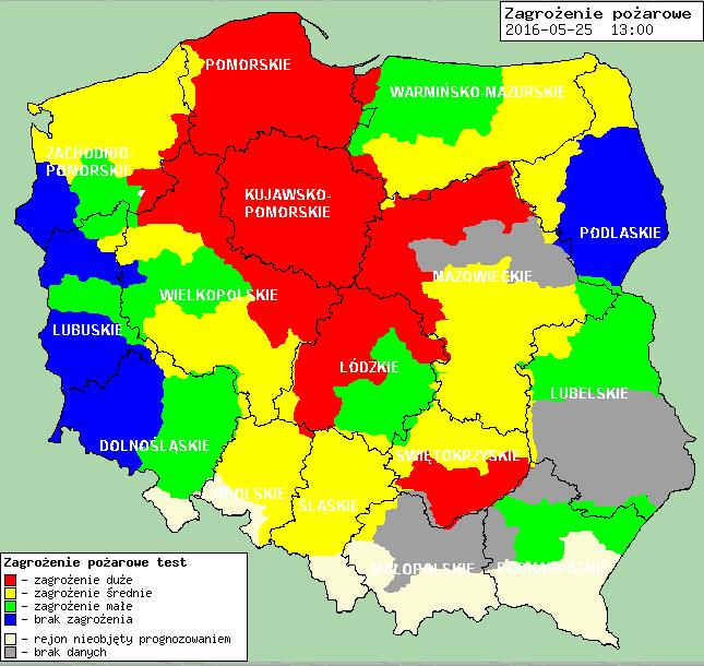 METEOROGRAMY dla głównych miast